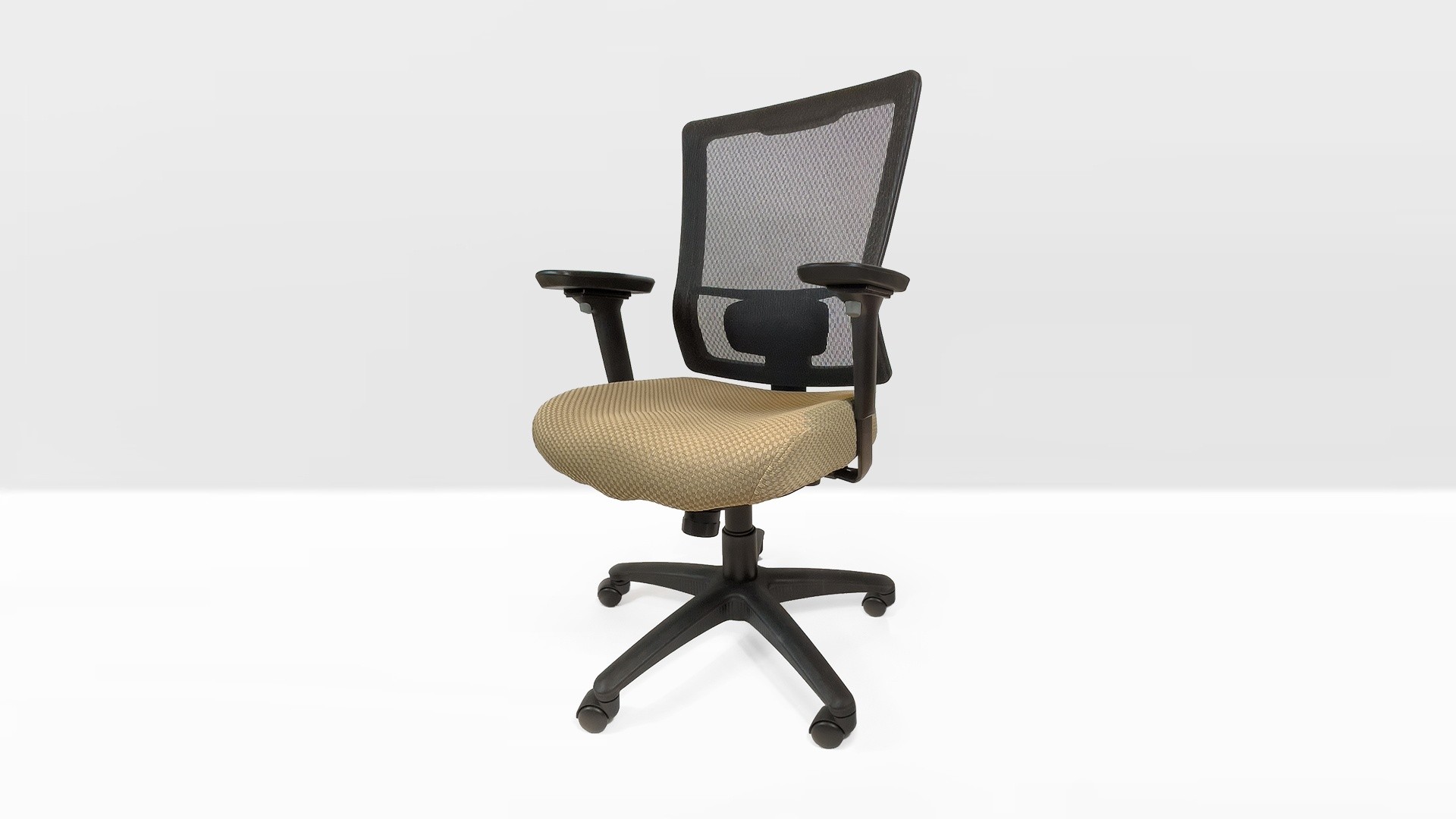 Office Chair Beige Front