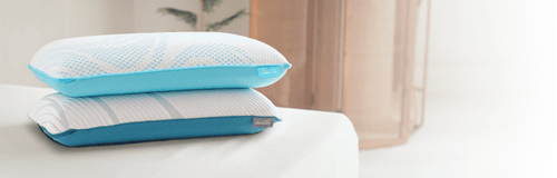 a breeze and adapt pillow stacked