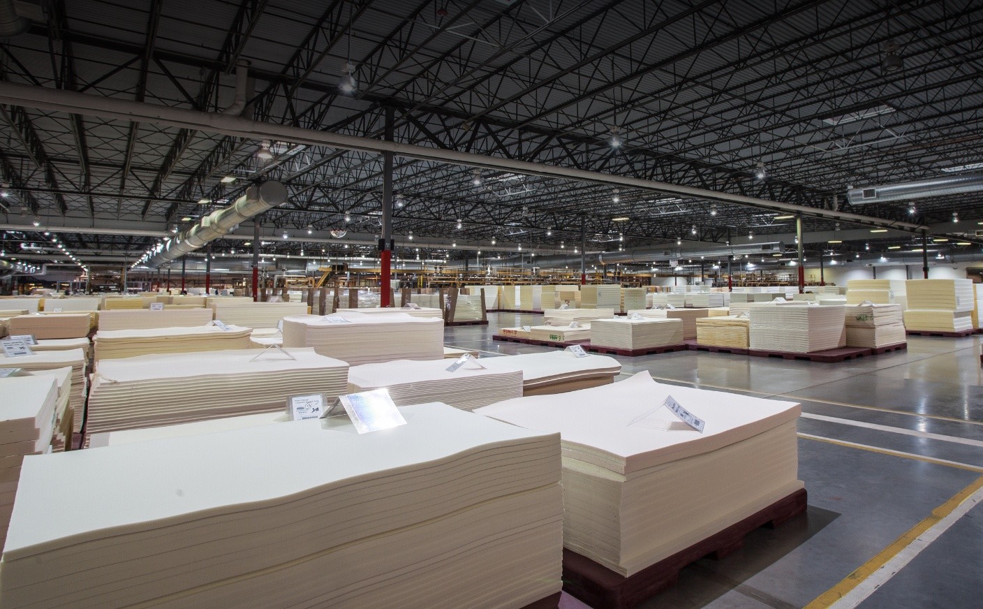 Tempur-Pedic's state of the art Albuquerque manufacturing facility
