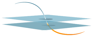 Drawing of air flowing through two layers of tempur-material, showing how it is more breathable and helps to minimize head retention