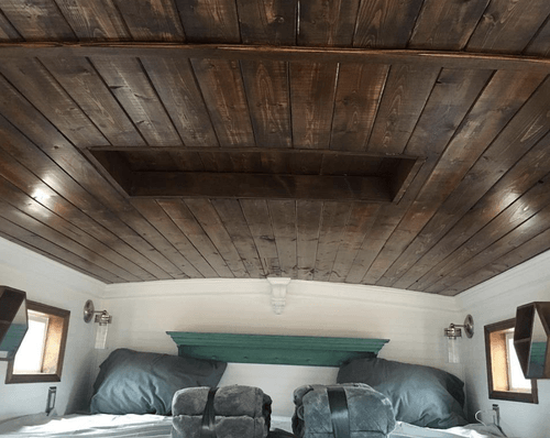Styled Bed in Van